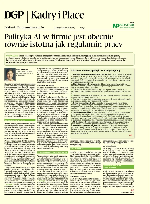 KADRY I PŁACE