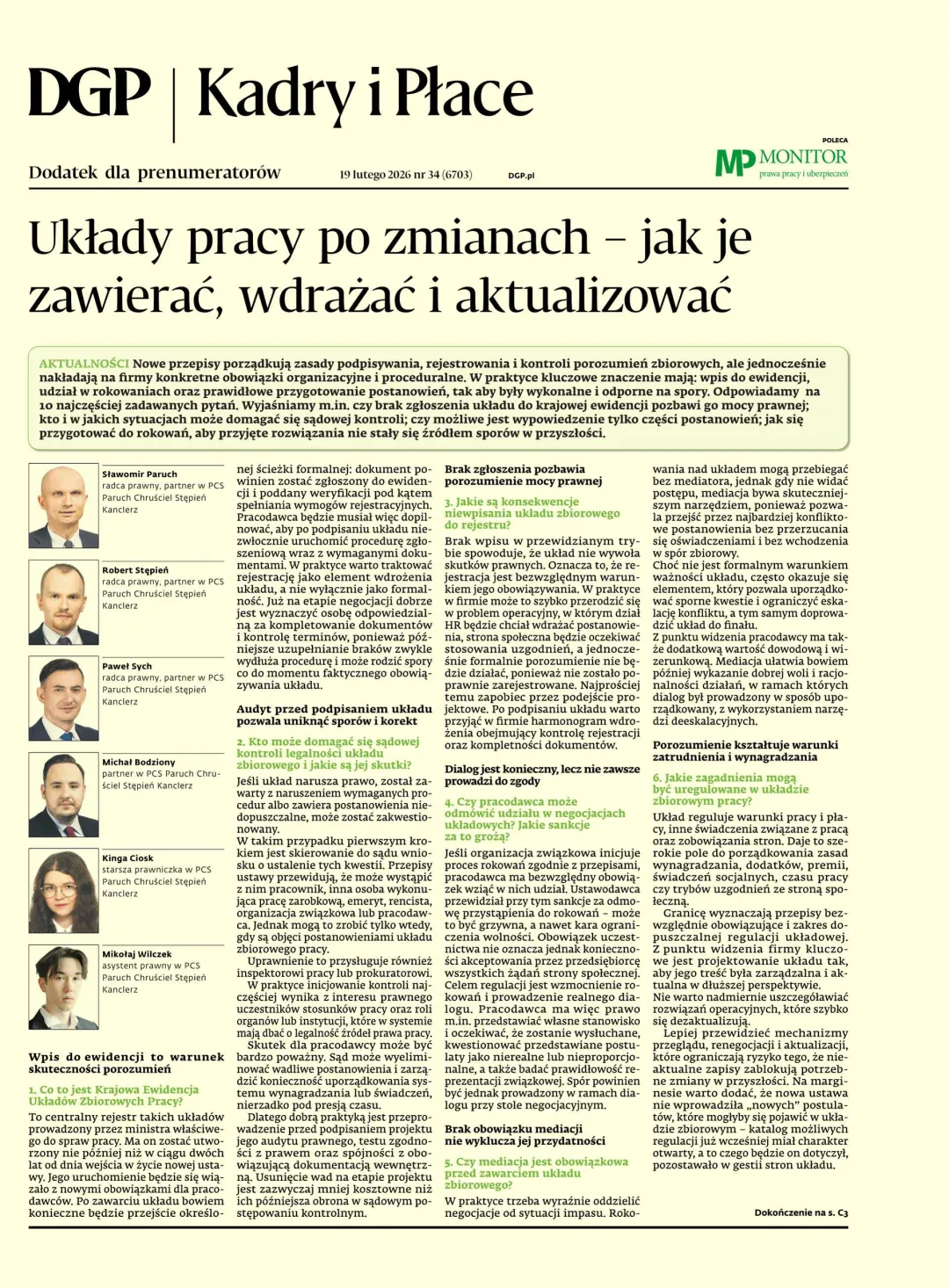 KADRY I PŁACE