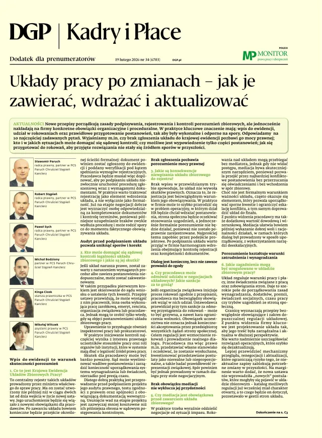 KADRY I PŁACE