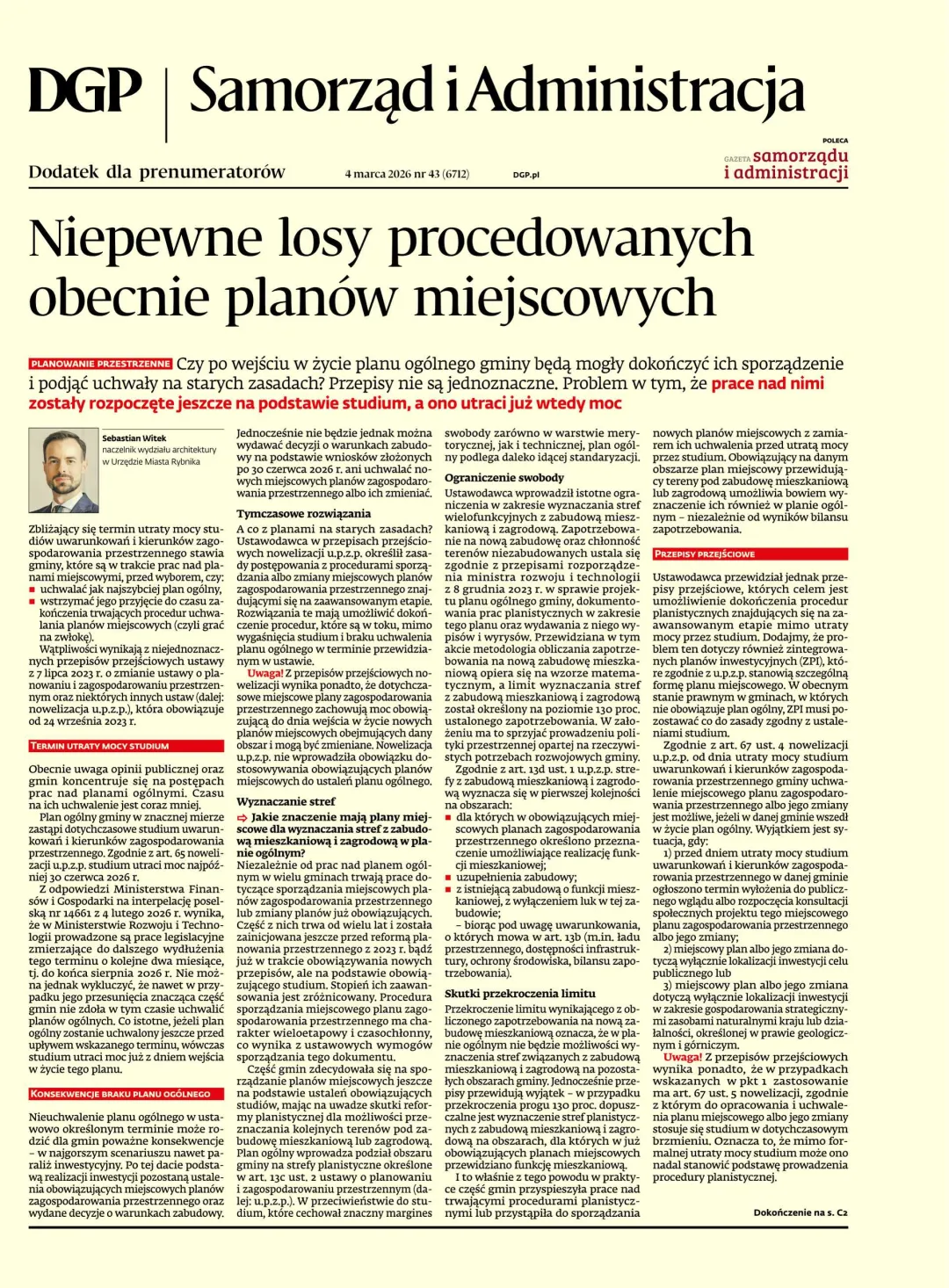 SAMORZĄD I ADMINISTRACJA
