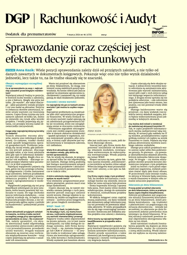 RACHUNKOWOŚĆ I AUDYT