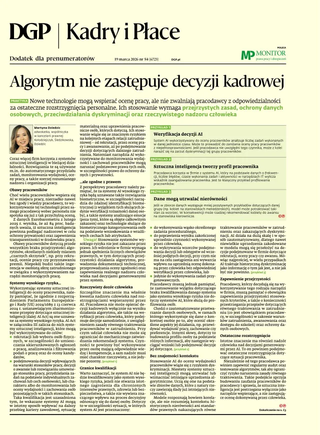 KADRY I PŁACE