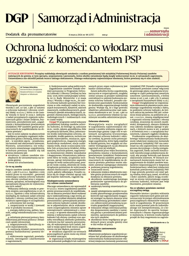 SAMORZĄD I ADMINISTRACJA