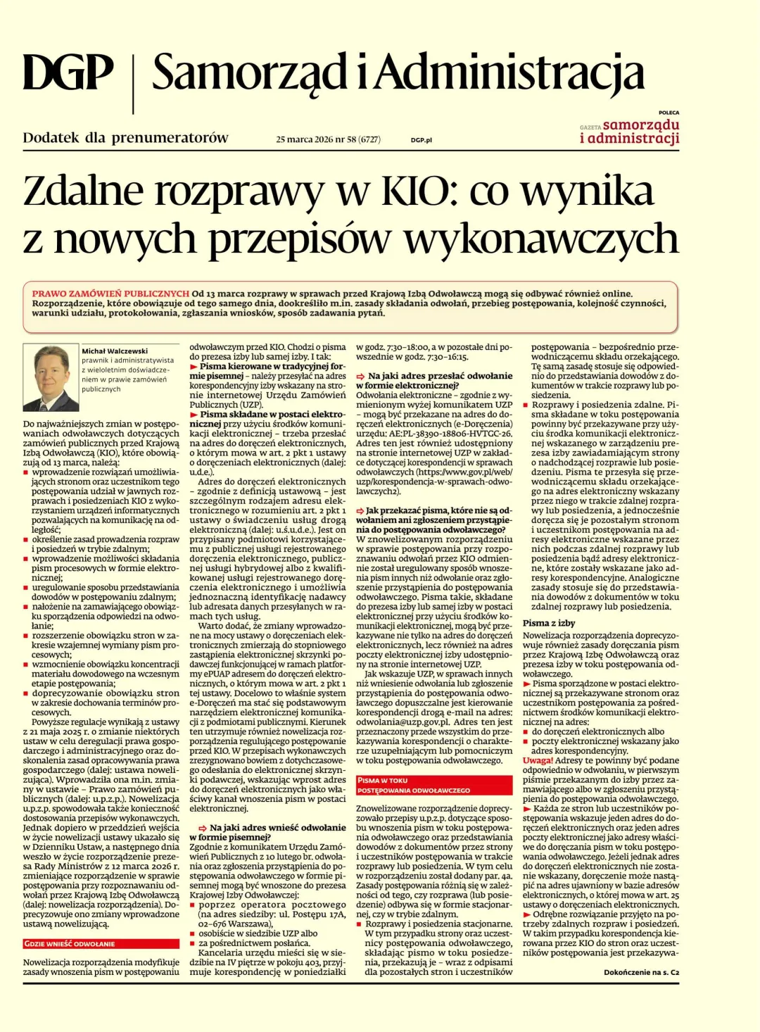 SAMORZĄD I ADMINISTRACJA
