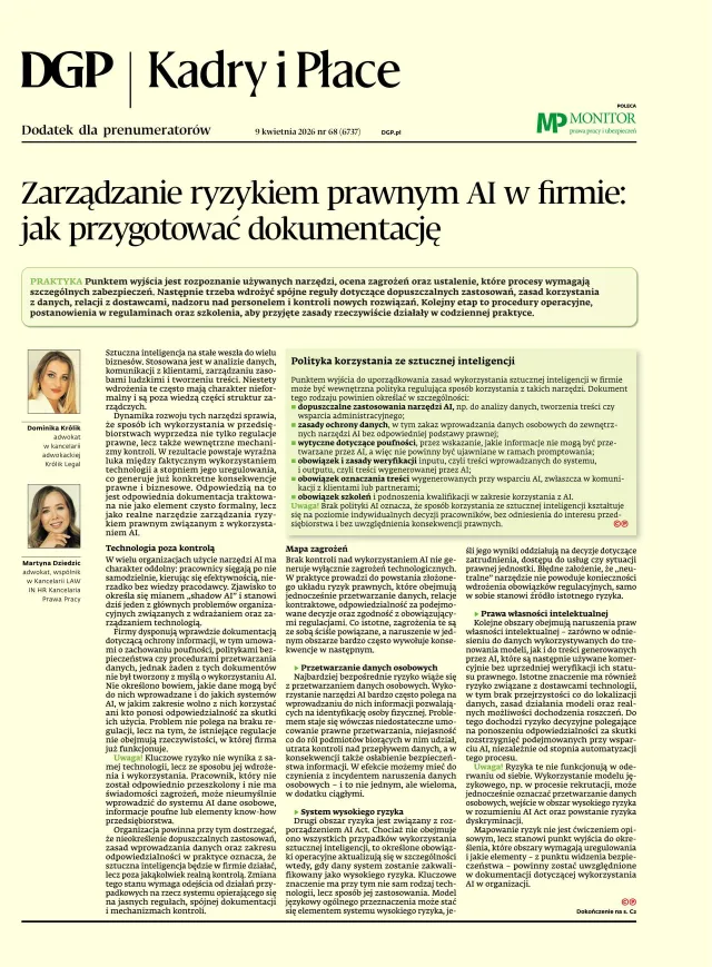 KADRY I PŁACE