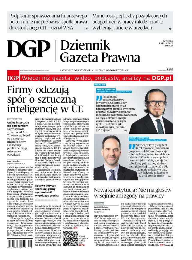 DZIENNIK GAZETA PRAWNA