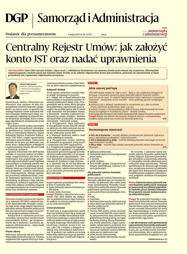 SAMORZĄD I ADMINISTRACJA