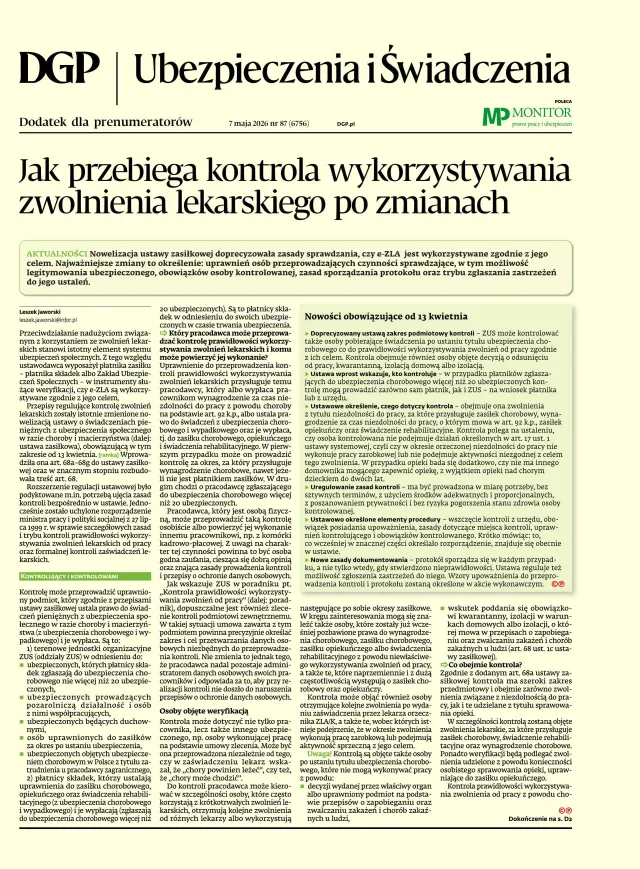 UBEZPIECZENIA I ŚWIADCZENIA