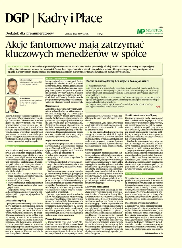 KADRY I PŁACE