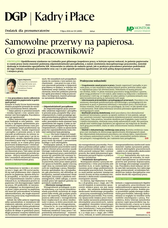 KADRY I PŁACE