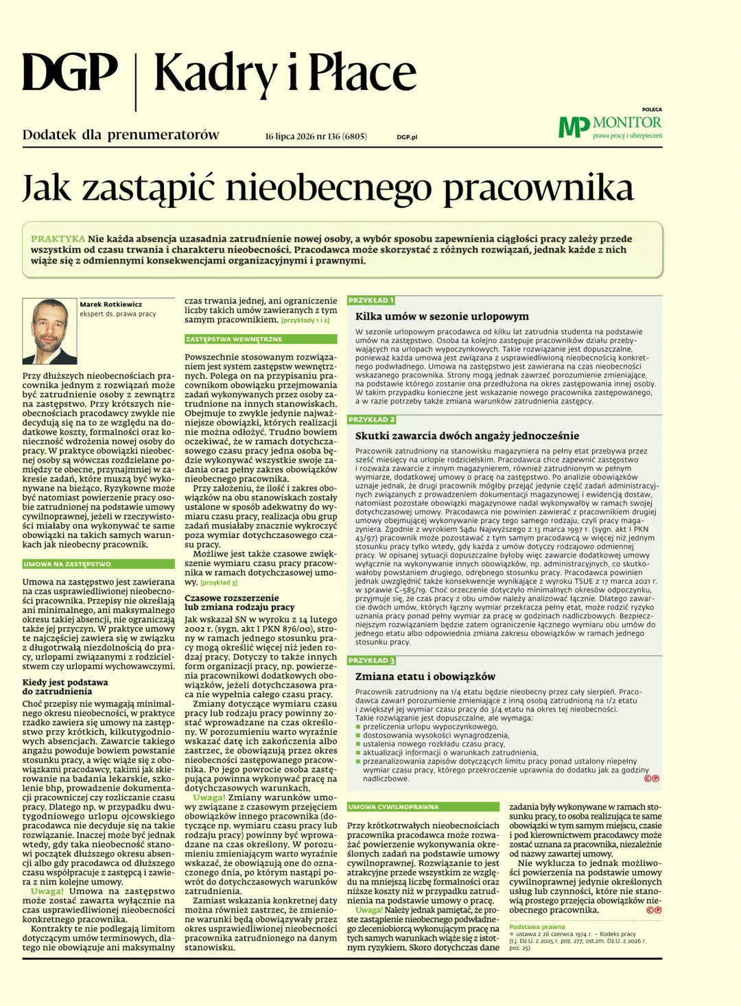 KADRY I PŁACE