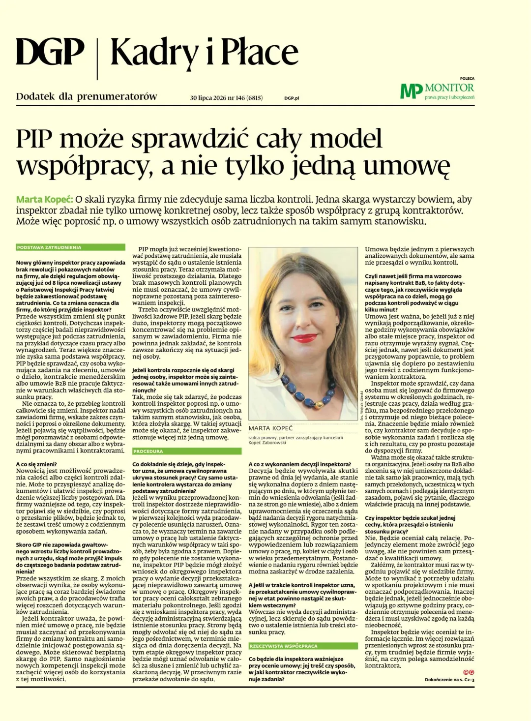 KADRY I PŁACE