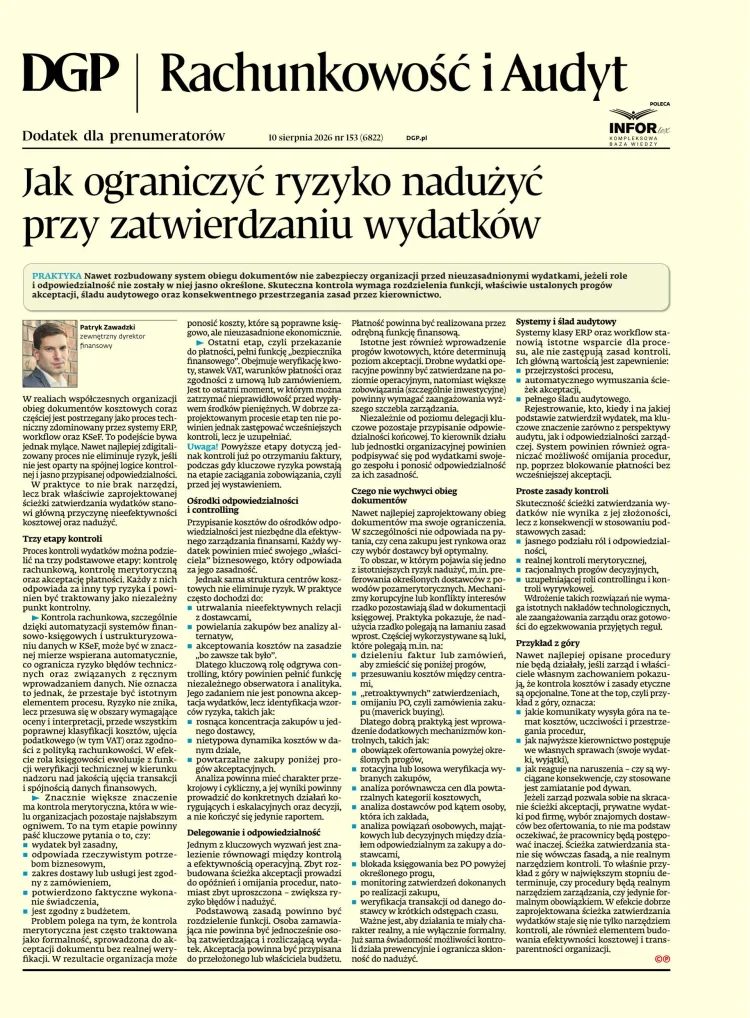 RACHUNKOWOŚĆ I AUDYT
