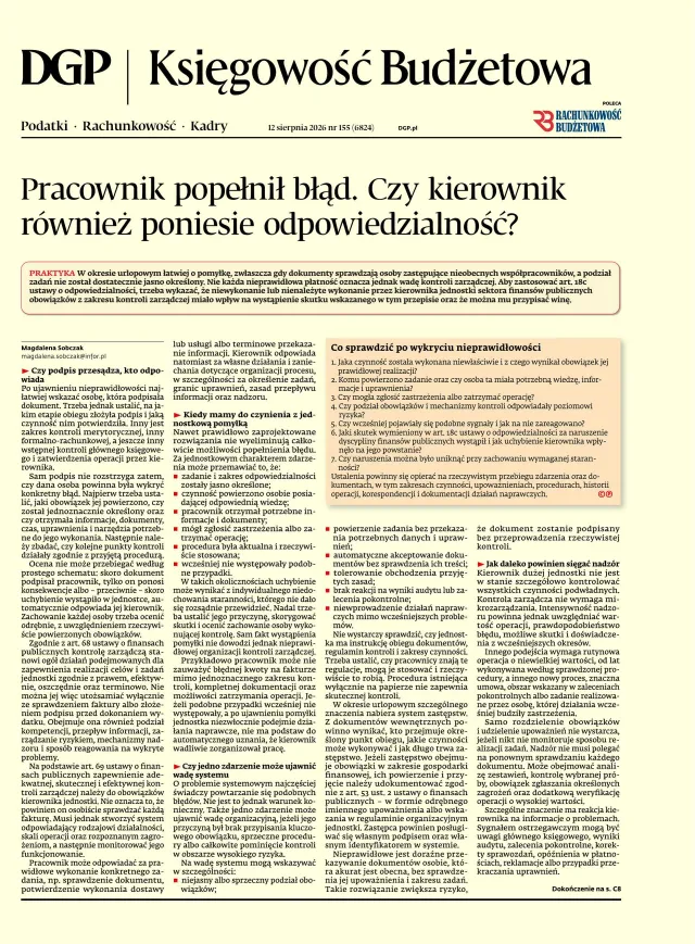 KSIĘGOWOŚĆ BUDŻETOWA