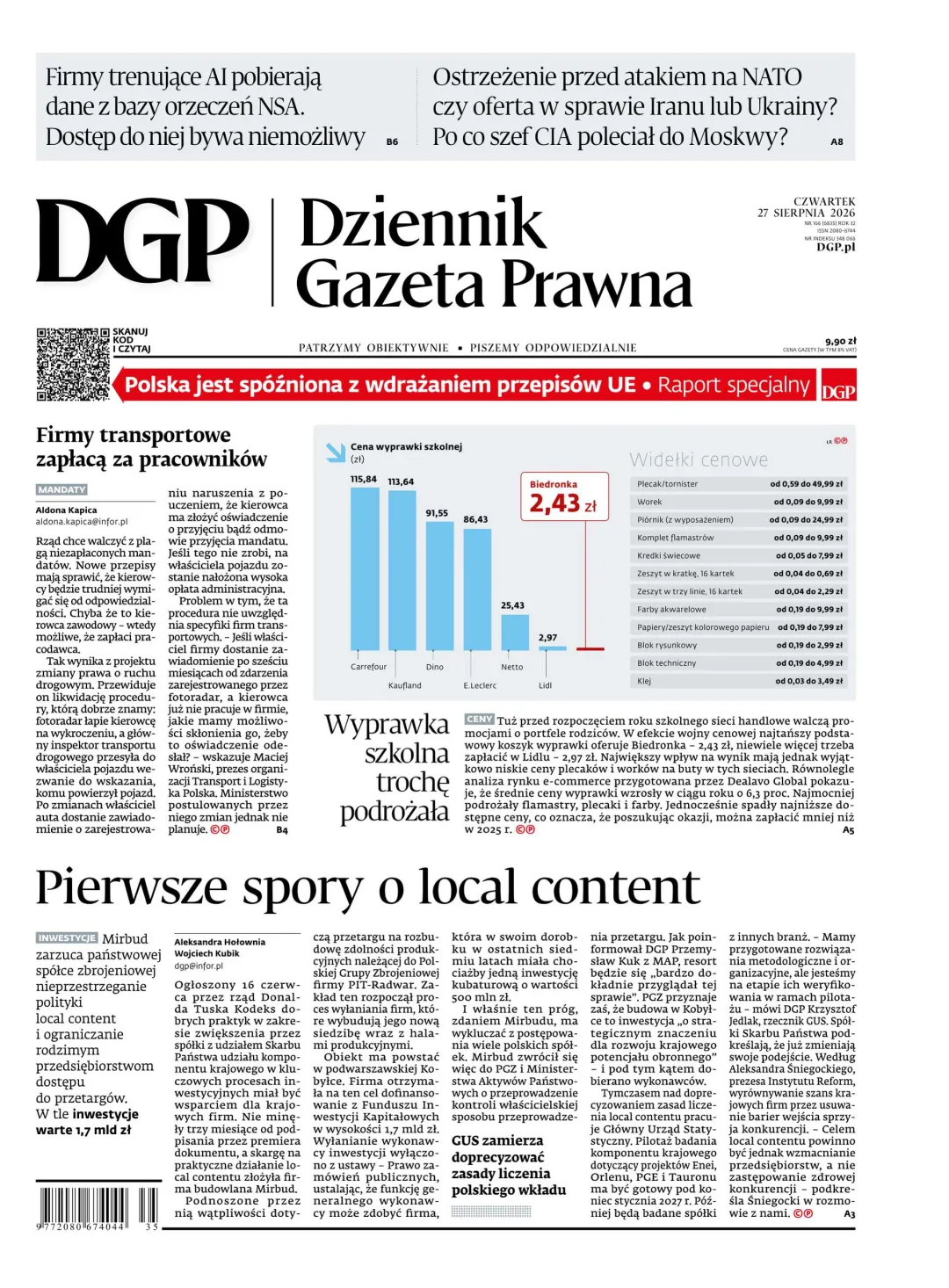DZIENNIK GAZETA PRAWNA