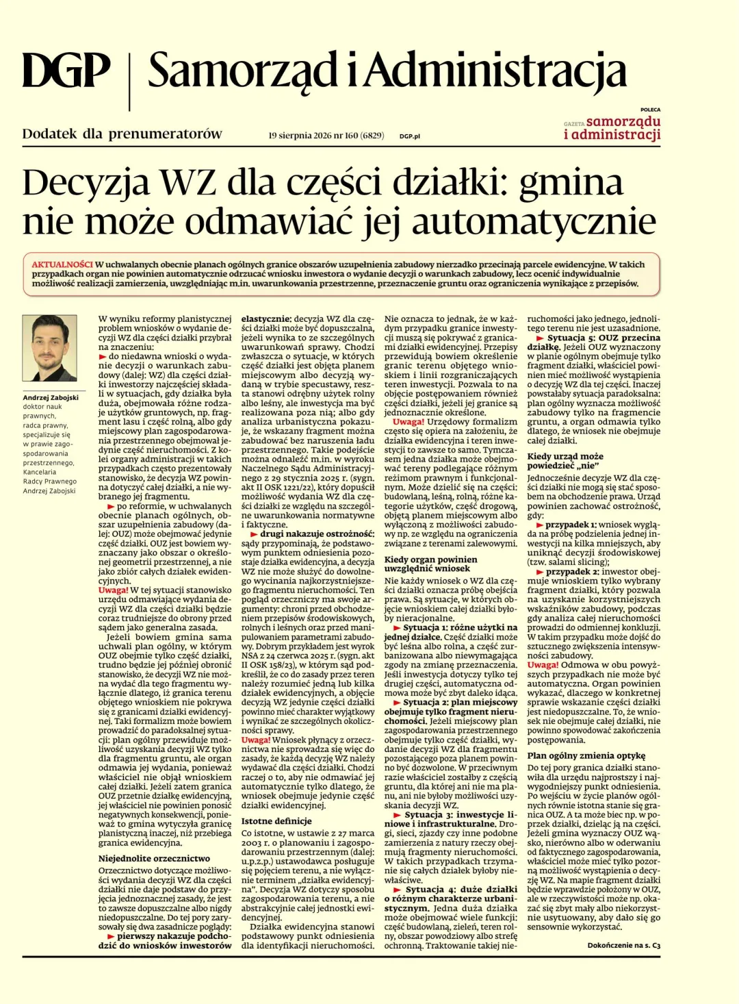 SAMORZĄD I ADMINISTRACJA