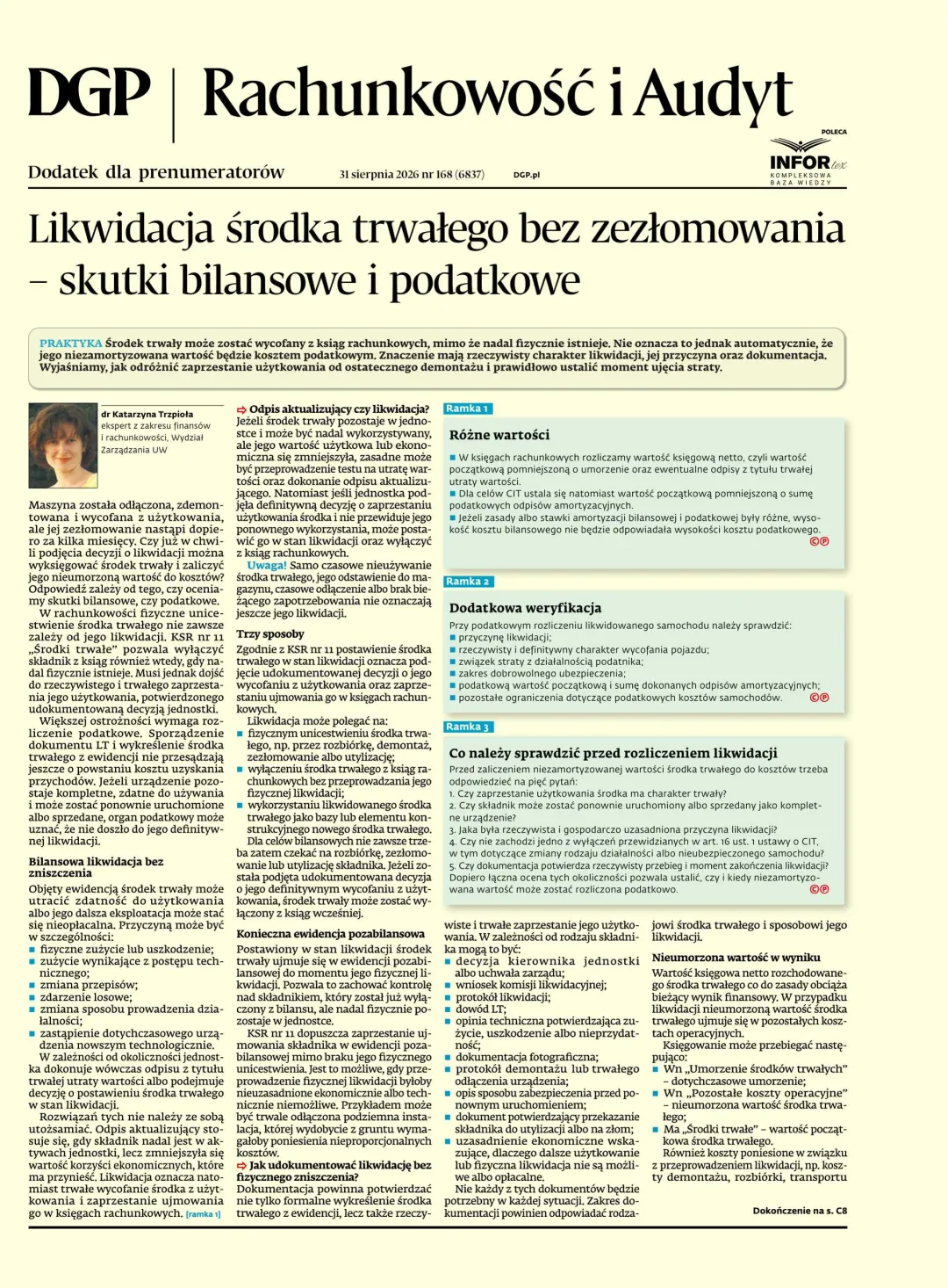RACHUNKOWOŚĆ I AUDYT