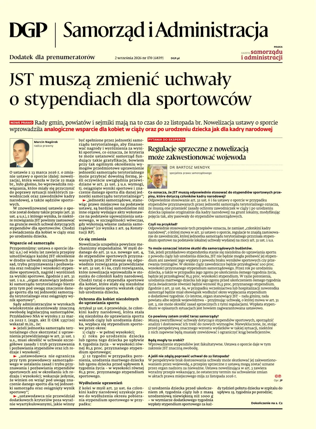SAMORZĄD I ADMINISTRACJA