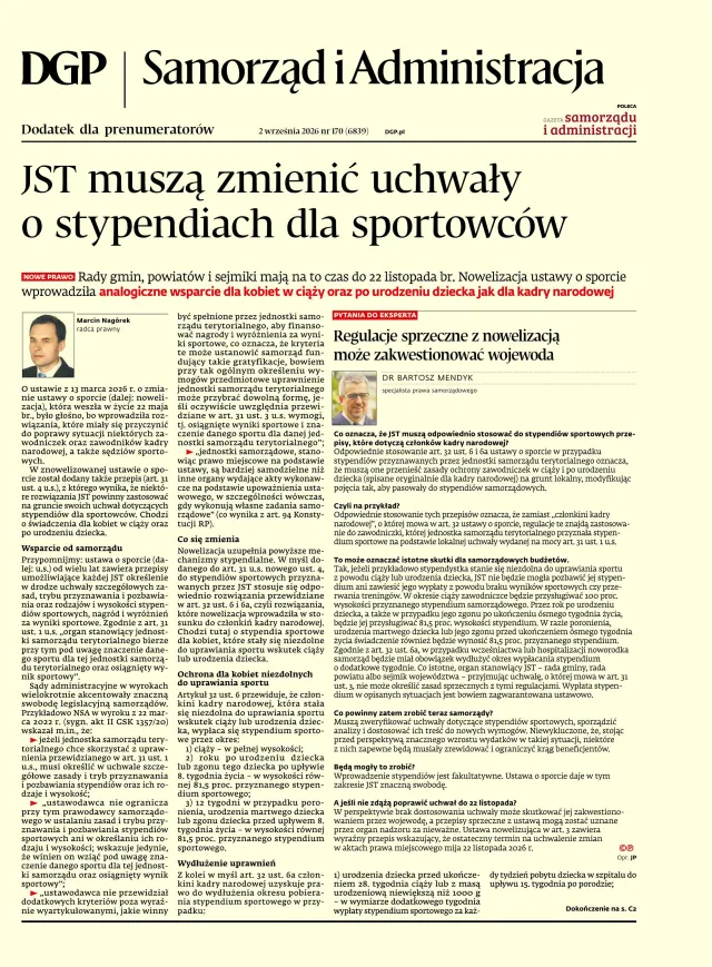 SAMORZĄD I ADMINISTRACJA