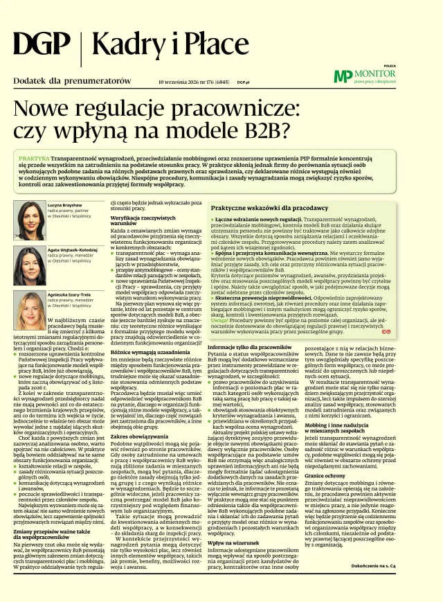 KADRY I PŁACE