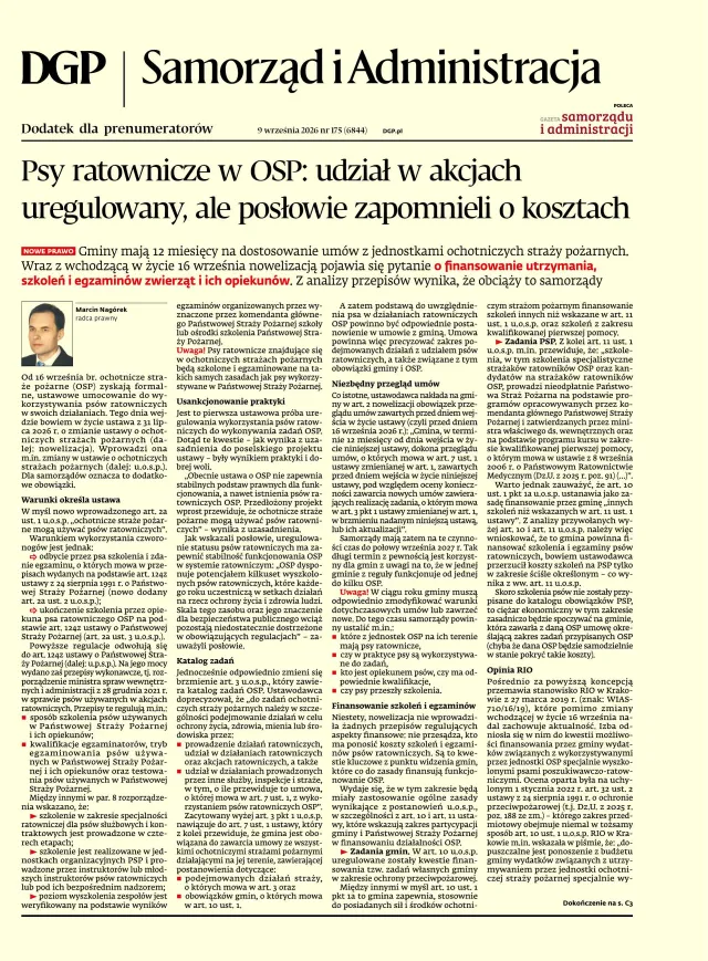 SAMORZĄD I ADMINISTRACJA