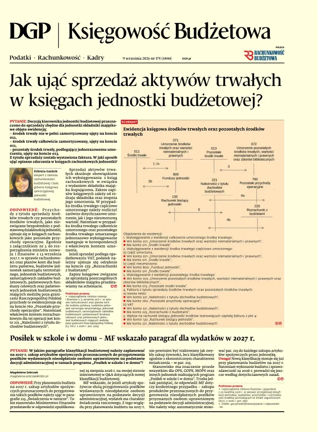 KSIĘGOWOŚĆ BUDŻETOWA