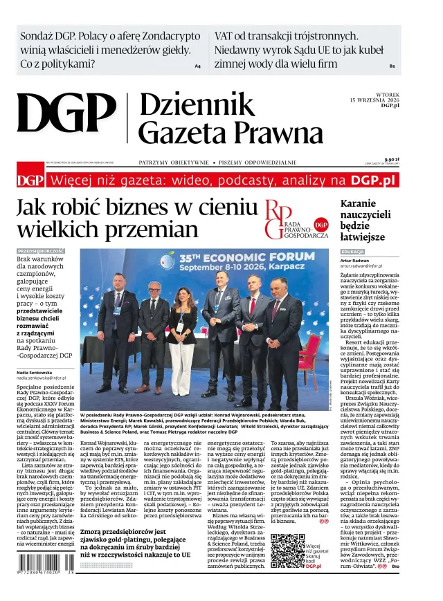 DZIENNIK GAZETA PRAWNA