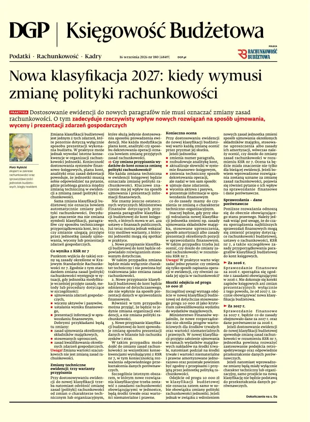 KSIĘGOWOŚĆ BUDŻETOWA