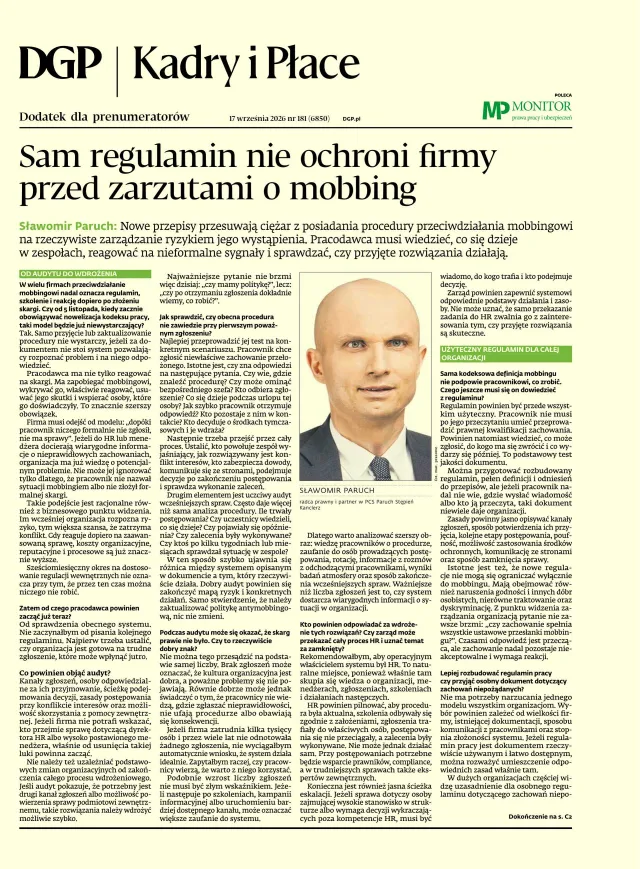 KADRY I PŁACE