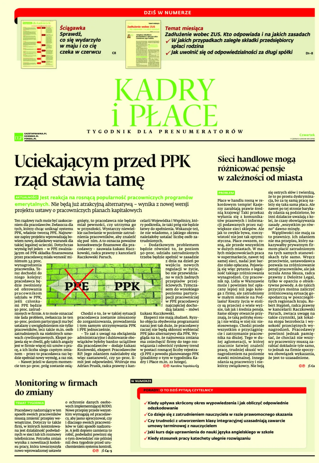 KADRY I PŁACE