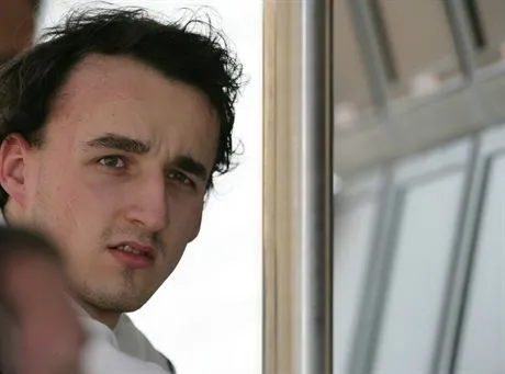 Kubica znowu szalał bolidem BMW Sauber