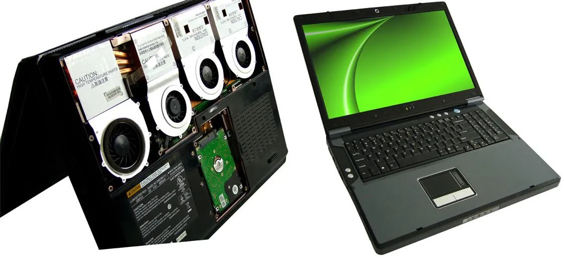 Laptop spasiony jak bawarskie prosię