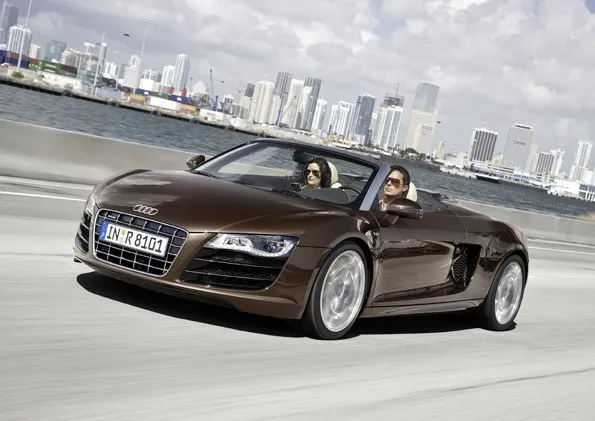Audi R8 bez dachu - hit z Frankfurtu