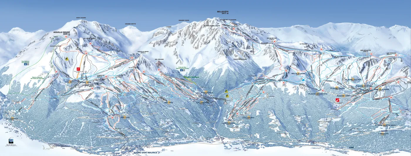La Plagne, Les Arcs, Francja
