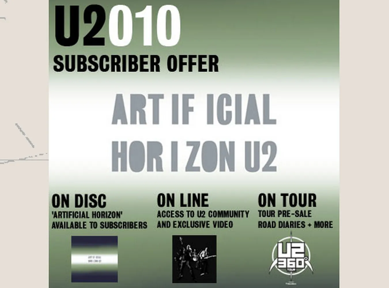 U2  quot;Artificial Horizon quot;