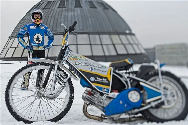 Tak żużlowiec szalał motocyklem na Spodku