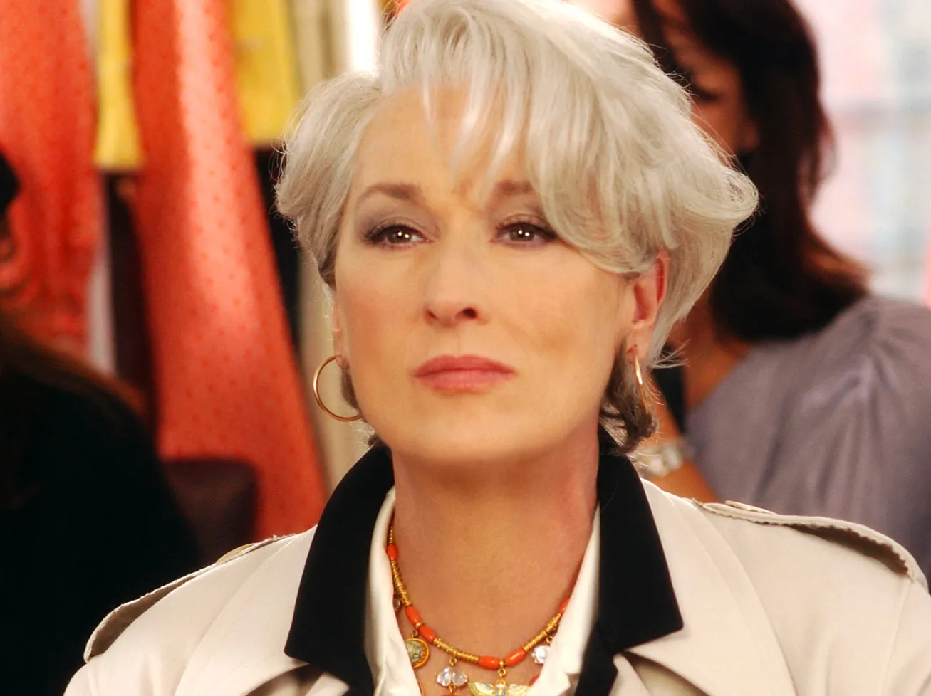 Meryl Streep w filmie "Diabeł ubiera się u Prady"