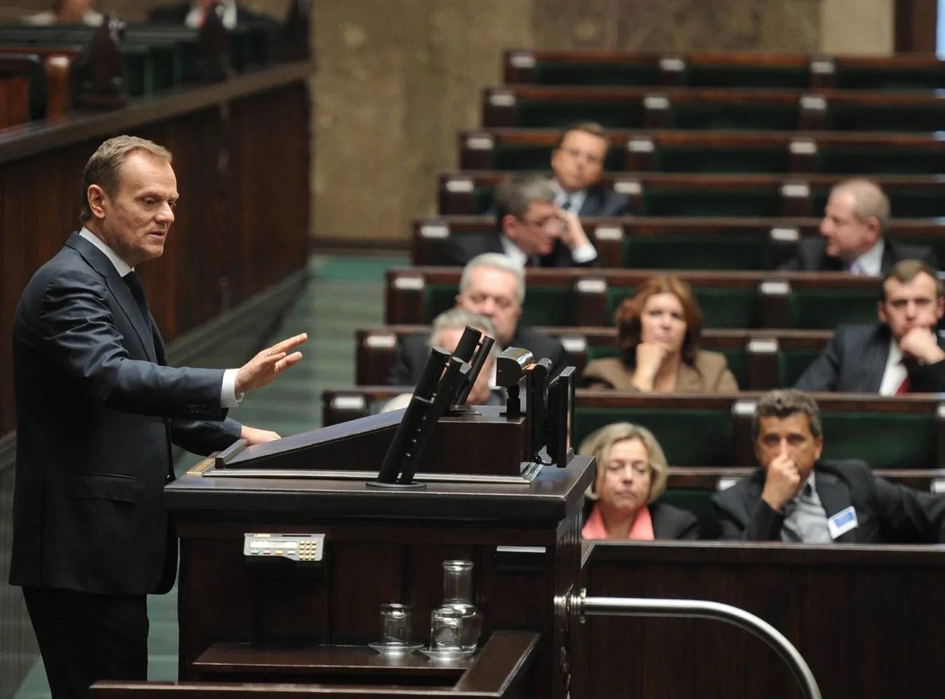 Premier Donald Tusk w Sejmie