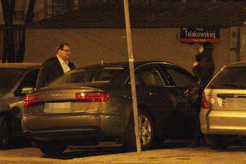   Ryszard Kalisz na spotkaniu