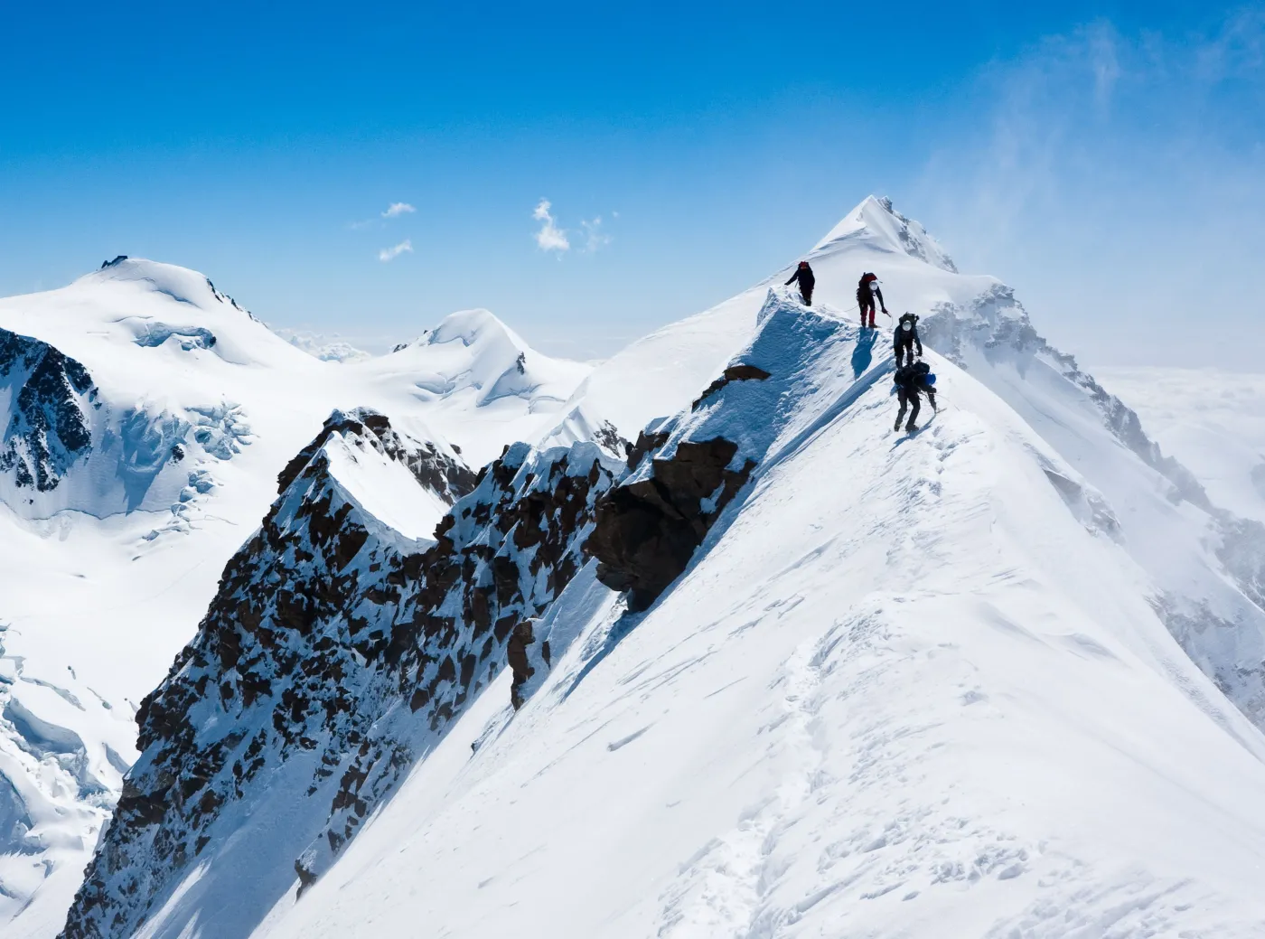 góra góry alpiniści alpinizm wspinaczka