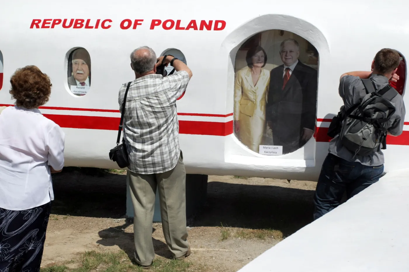 Makieta tupolewa, który rozbił się w czasie katastrofy smoleńskiej