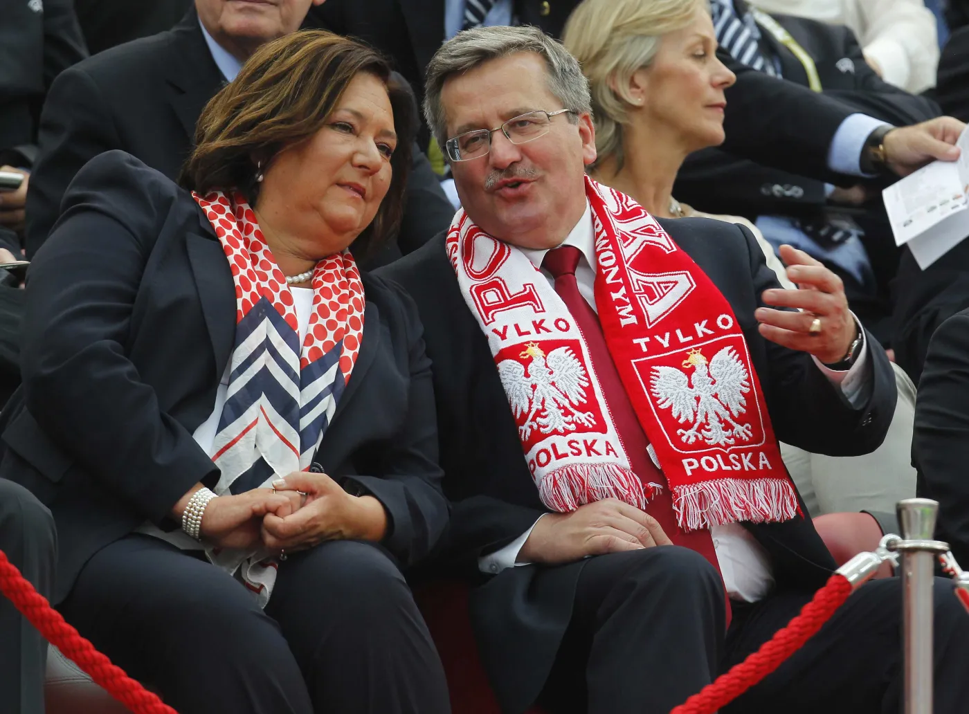 Bronisław Komorowski z żoną