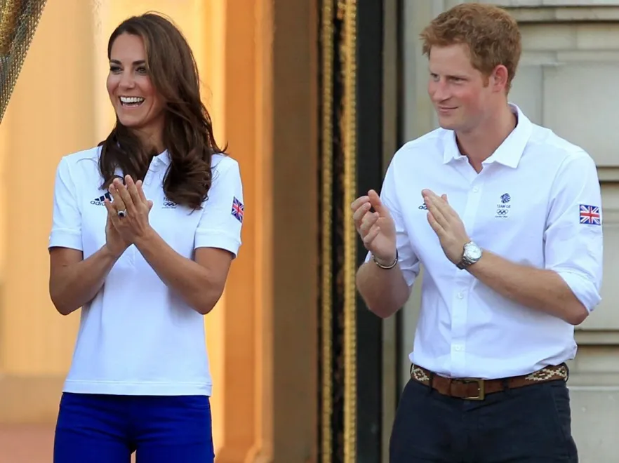Księżna Catherine i książę Harry