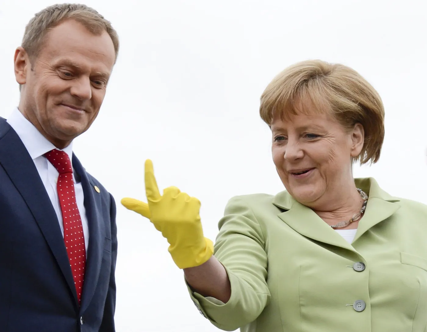 Donald Tusk i Angela Merkel