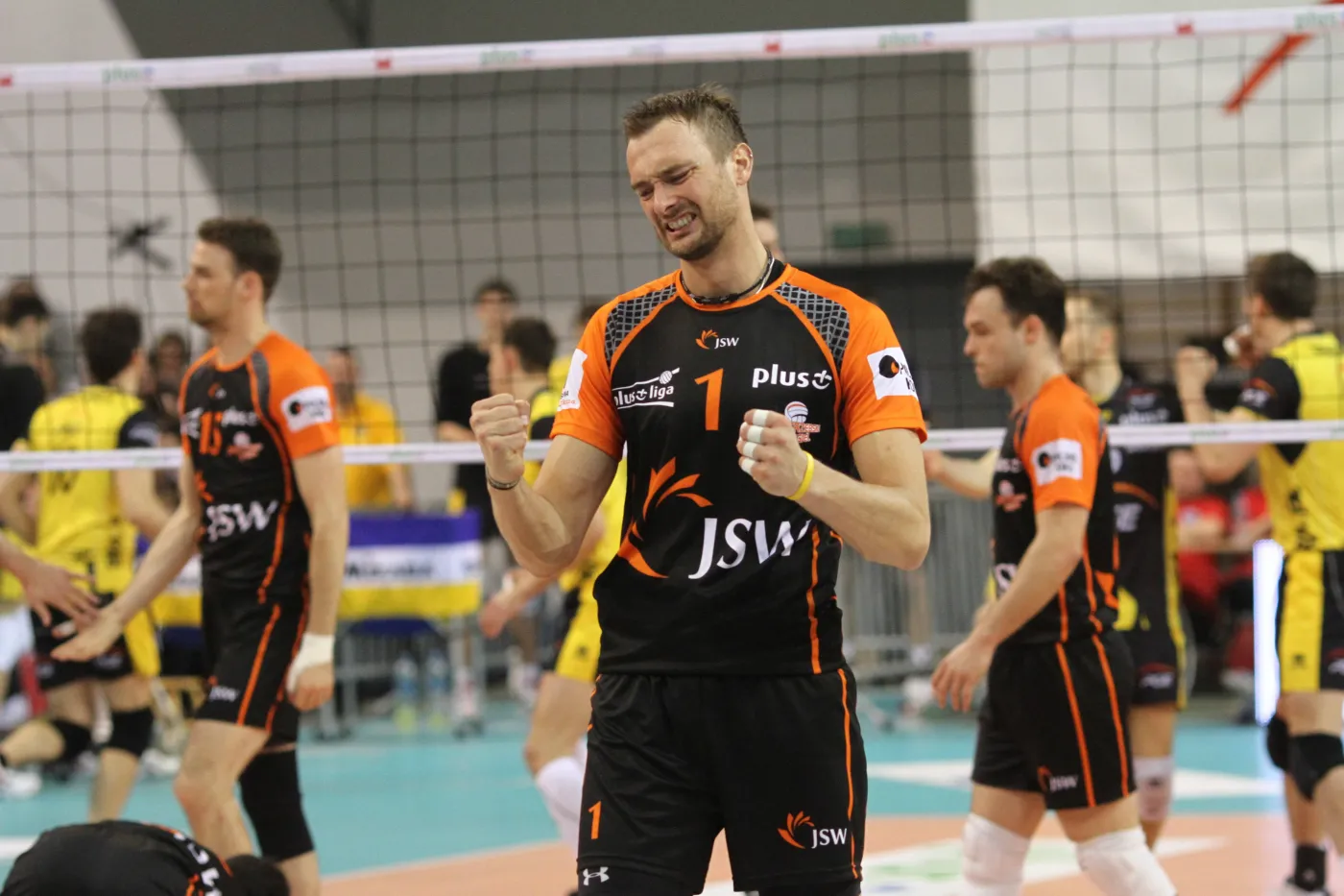 Michał Łasko w barwach klubu Jastrzębski Węgiel