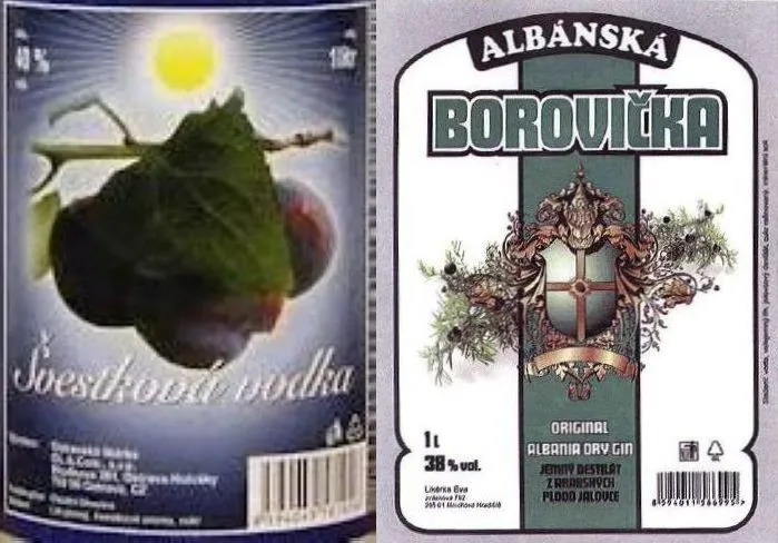 Czeskie alkohole, które mogą być skażone alkoholem metylowym
