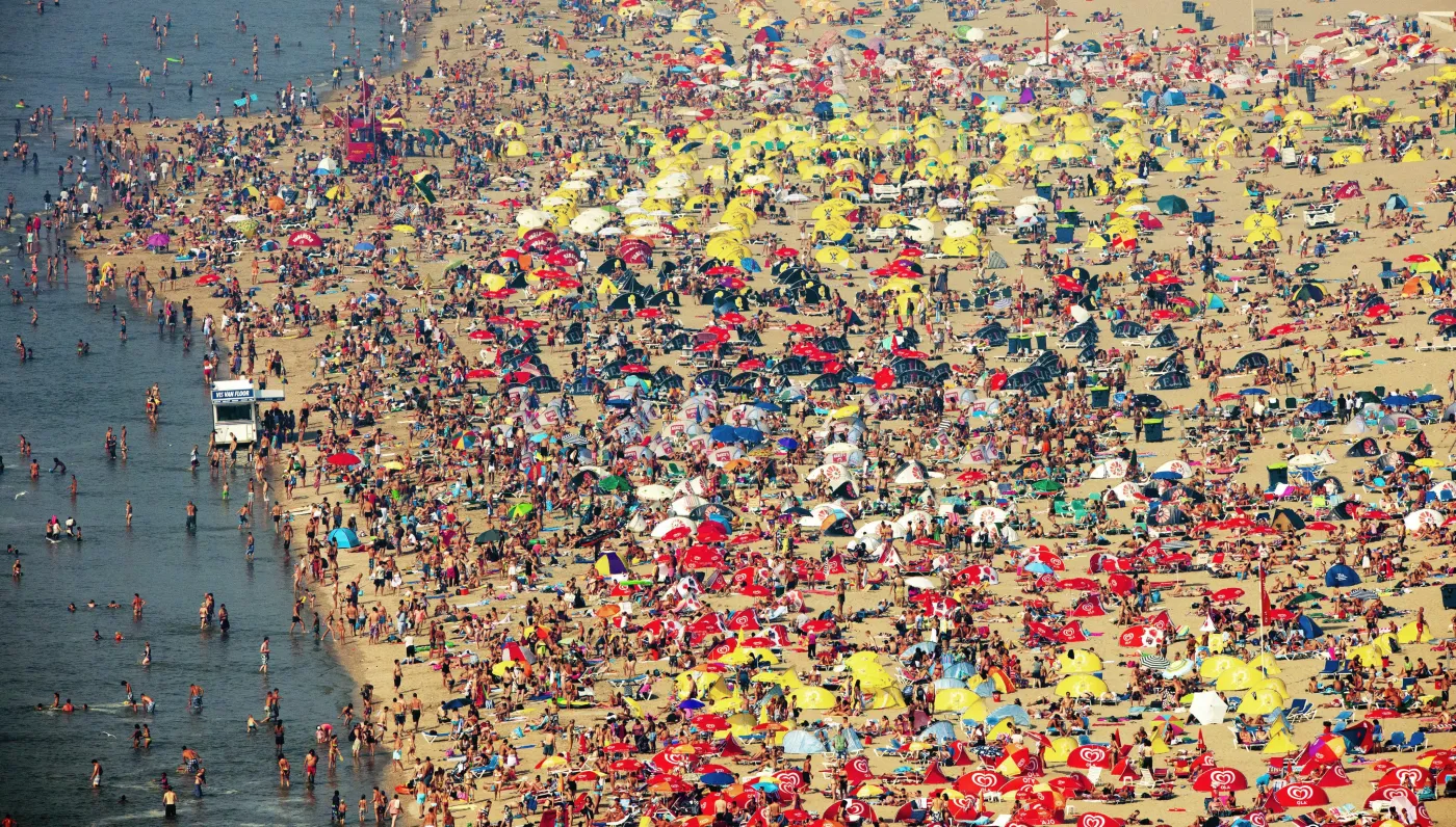 Plaża w Zandvoort, Holandia