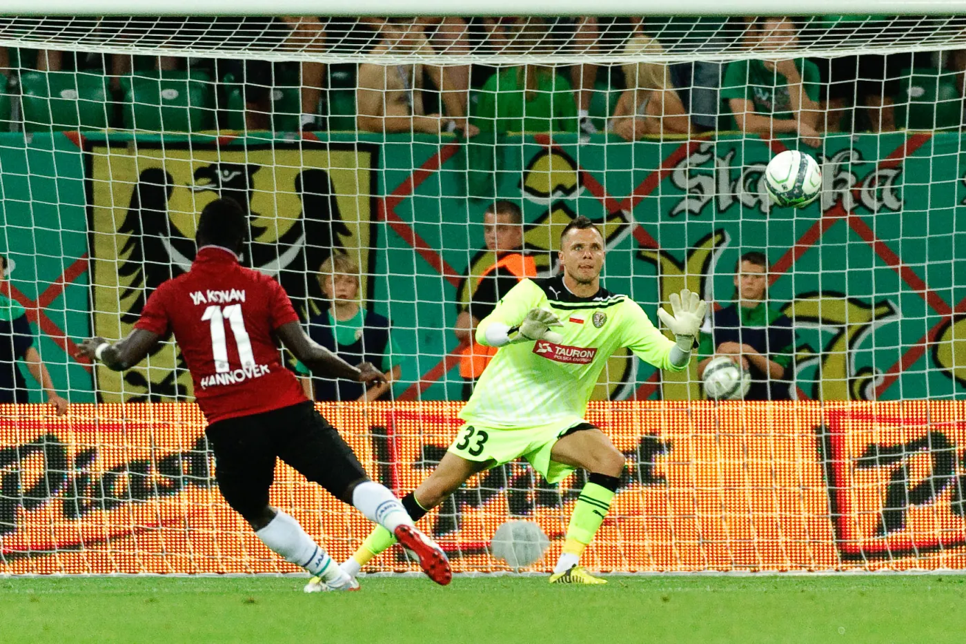 Śląsk przegrał z Hannoverem 3:5