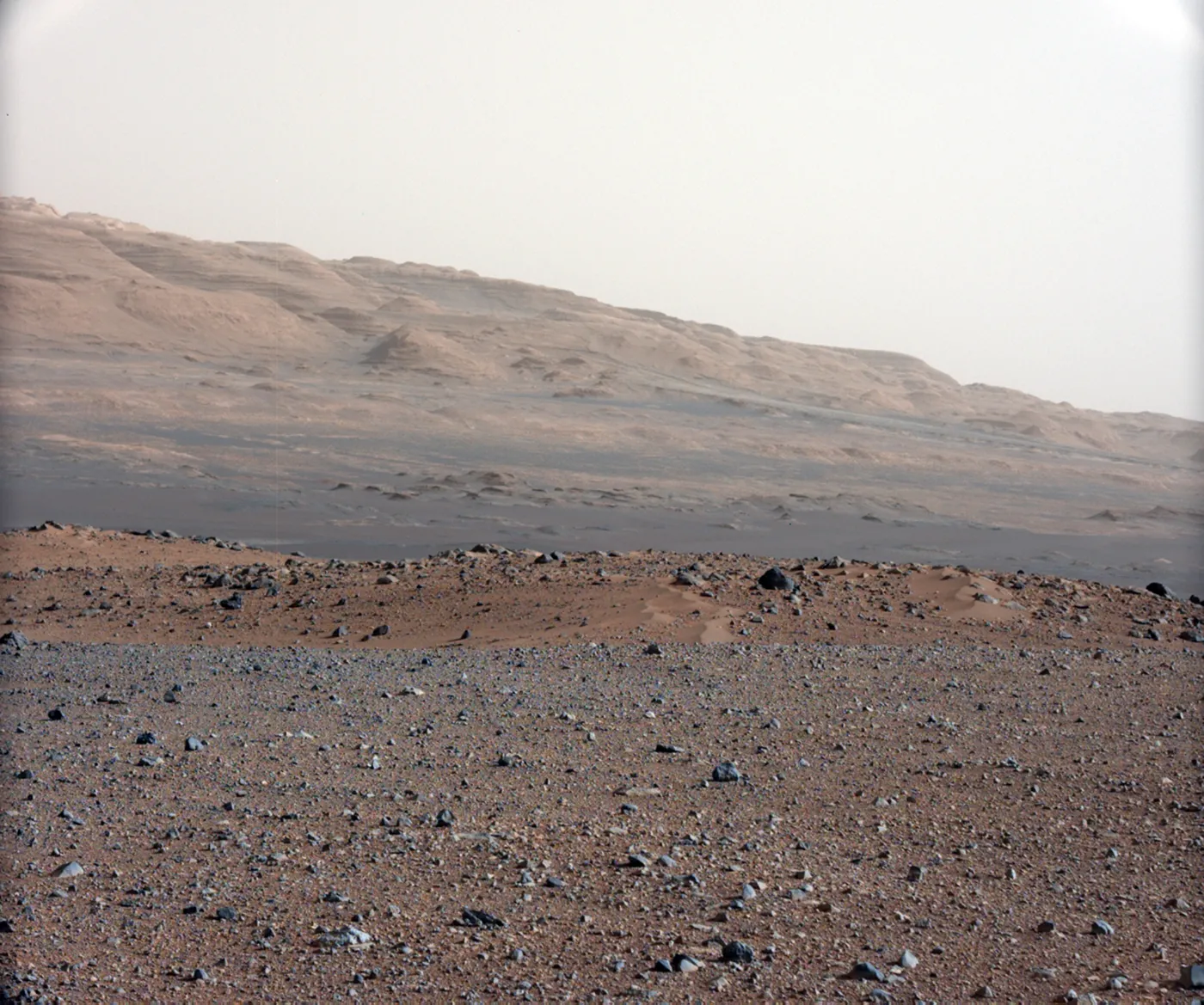  Powierzchnia Marsa - zdjęcie z łazika Curiosity