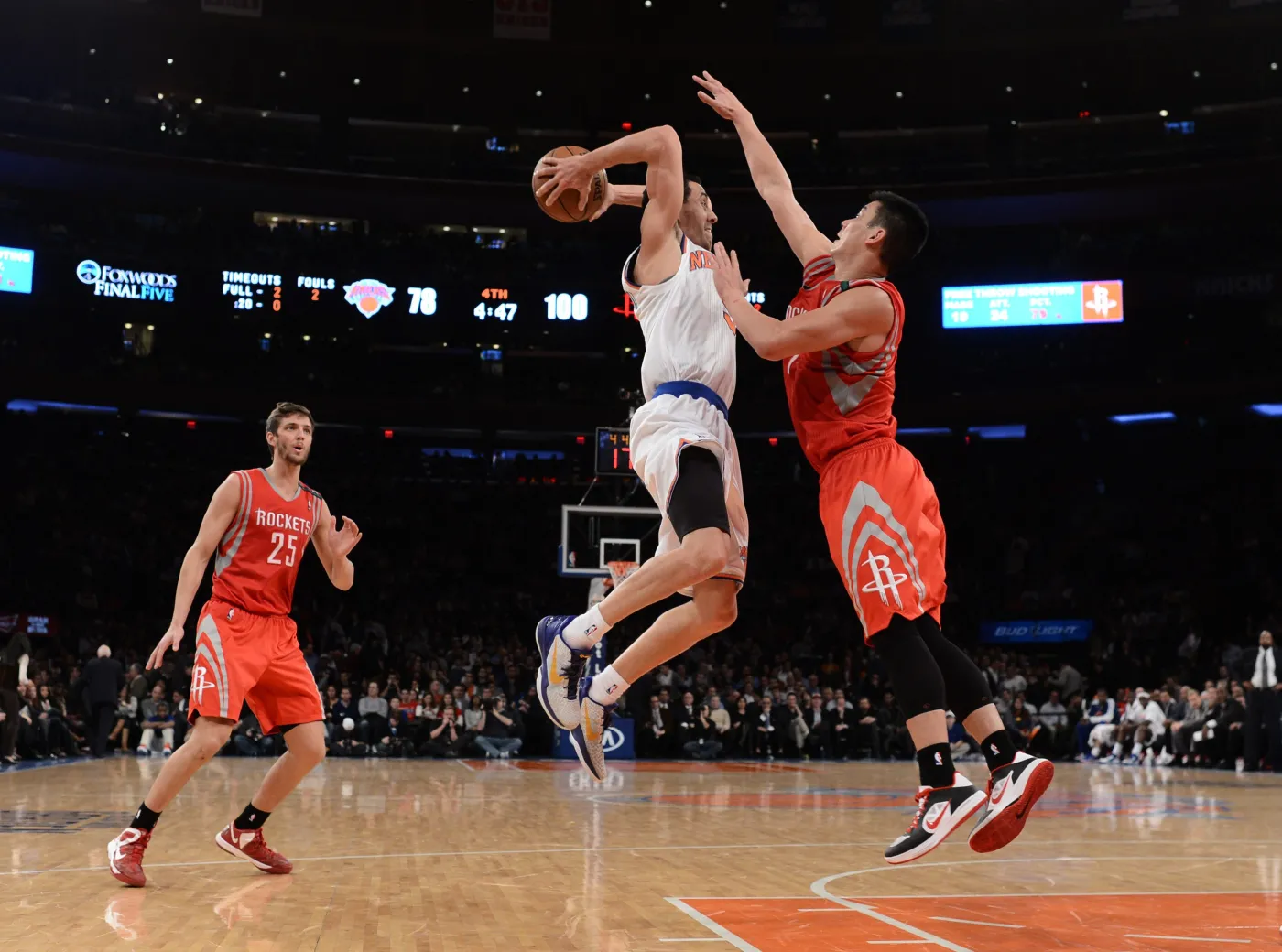 Liga NBA: Houston Rockets przerwali serię zwycięstw New York Knicks